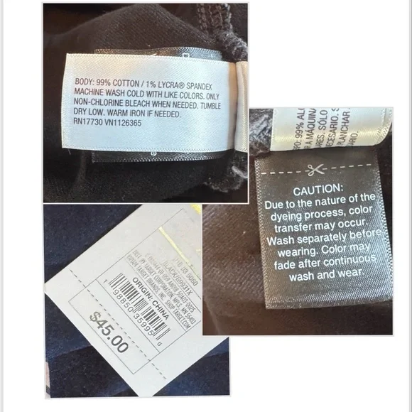 NWT Universal Thread Sleeveless Denim Jumpsuit Zip Front Coveralls Size 4 Black - Picture 5 of 15